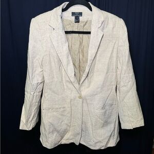 100% silk vintage blazer